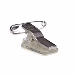 Europel 121266, Porte-badge avec clip, Argent, 50 pièce(s), Métal, 23 mm, 13 mm