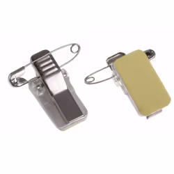 Europel 121266 Accessoire de porte-badge Porte-badge avec clip Argent 50 pièce(s)