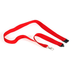 Europel 121276 Accessoire de porte-badge Porte-badge avec cordon Rouge 10 pièce(s)