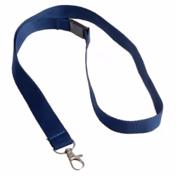 Europel 121277, Porte-badge avec cordon, Bleu, 10 pièce(s), Métal, Plastique, Textile, 440 mm, 20 mm