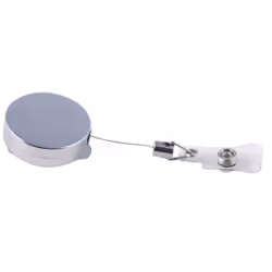 Europel 121283 Accessoire de porte-badge Porte-badge avec enrouleur Argent 10 pièce(s)