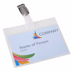 Europel 121286 badge et porte-badges Porte-badge Polyvinyl chloride (PVC) 24 pièce(s)