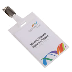 Europel 121287 badge et porte-badges Porte-badge Polyvinyl chloride (PVC) 24 pièce(s)