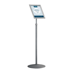 Europel 355035 support de panneau et stand d'information A4 Aluminium, Acier Argent