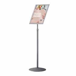 Europel 355036 support de panneau et stand d'information A3 Aluminium, Acier Argent