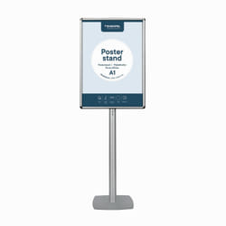 Europel 355040 support de panneau et stand d'information A1 Aluminium, Acier Argent