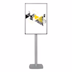 Europel 355040 support de panneau et stand d'information A1 Aluminium, Acier Argent