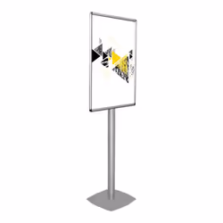 Europel 355040 support de panneau et stand d'information A1 Aluminium, Acier Argent