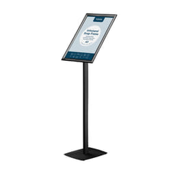 Europel 355044 support de panneau et stand d'information A3 Aluminium, Acier Noir
