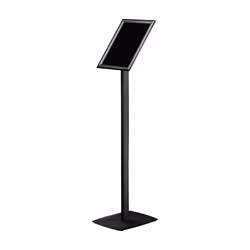 Europel 355045, Stand d'information, A4, Aluminium, Acier, Noir, 245 mm, 320 mm