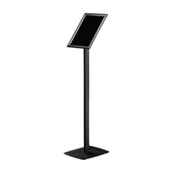 Europel 355045 support de panneau et stand d'information A4 Aluminium, Acier Noir