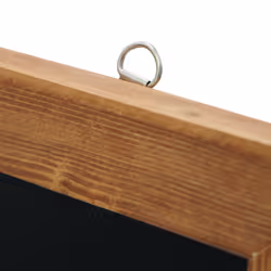 Europel 356220 tableau à craie et accessoires Noir, Bois Panneaux MDF, Bois de pin