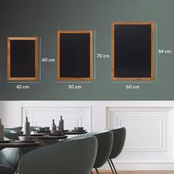 Europel 356226 tableau à craie et accessoires Noir, Bois Panneaux MDF, Bois de pin - Vue supplémentaire 8