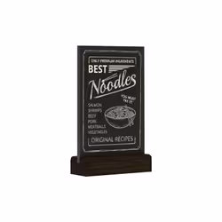 Europel 356273 tableau à craie et accessoires Noir Bois de pin, Bois
