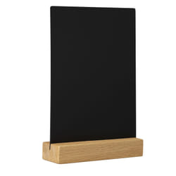 Europel 356280 tableau à craie et accessoires Noir, Bois Chêne, Polystyrène
