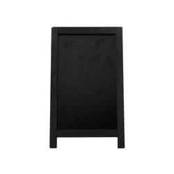 Europel 356282 tableau à craie et accessoires Noir Bois de pin, Bois