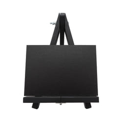Europel 356290 tableau à craie et accessoires Noir Bois