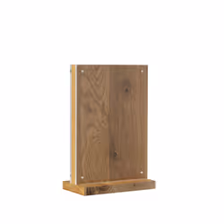 Europel 356312, Support de panneau, A5, Acrylique, Bois, Transparent, Bois, verticale, 148 mm
