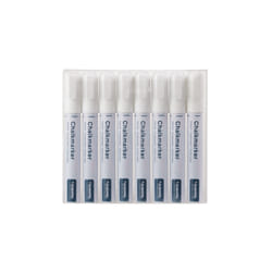 Europel 356503 marqueur à craie liquie Ciseau Blanc 8 pièce(s)