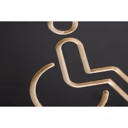 Europel 421037 pictogramme Rectangle Noir Bois