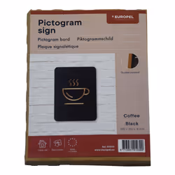 Europel Coffee Rectangle Noir Bois