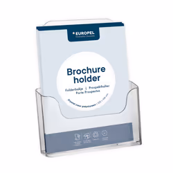 Europel 350074, Support de panneau, A4, Polystyrène, Transparent, verticale, 230 mm