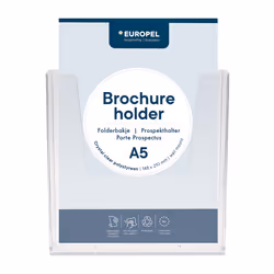 Europel 350076, Support de panneau, A5, Polystyrène, Transparent, verticale, 170 mm
