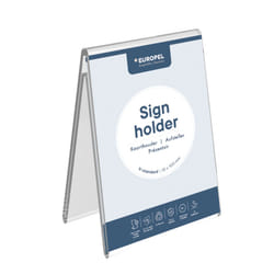 Europel 350080 support de panneau et stand d'information Acrylique Transparent