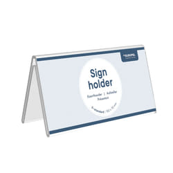 Europel 350081 support de panneau et stand d'information Acrylique Transparent