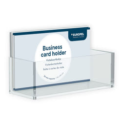 Europel 350090 rangement de cartes de visites Acrylique Transparent