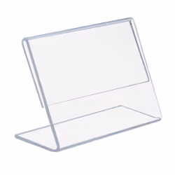Europel 350126 support de panneau et stand d'information A7 Acrylique Transparent