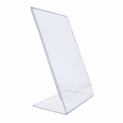 Europel 350127 support de panneau et stand d'information A3 Acrylique Transparent