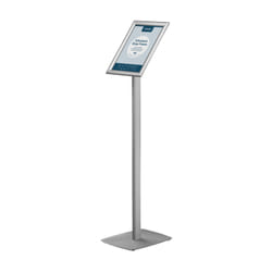 Europel 355033 support de panneau et stand d'information A4 Aluminium, Acier Argent