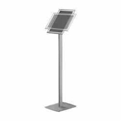 Europel 355033 support de panneau et stand d'information A4 Aluminium, Acier Argent - Vue supplémentaire 4