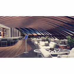 Europel 355033 support de panneau et stand d'information A4 Aluminium, Acier Argent - Vue supplémentaire 7