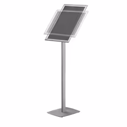 Europel 355034 support de panneau et stand d'information A3 Aluminium, Acier Argent - Vue supplémentaire 5