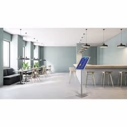 Europel 355034 support de panneau et stand d'information A3 Aluminium, Acier Argent - Vue supplémentaire 8