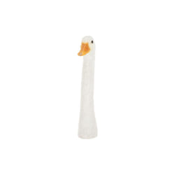 Piquet d'écoratif en forme de tete d'oie pour jardin - L 7,2 x P 17 x H 37,3 cm - Polyrésine - Livraison gratuite