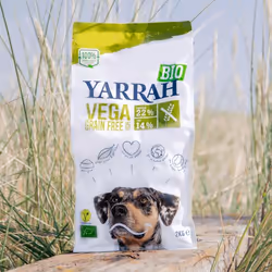 Yarrah Organic Vega Grain-Free, Adulte, Pois, Produits de la mer, Tapioca, 2 kg