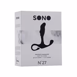 SHOTS Toys No.27 Masseur prostatique Noir Silicone 1 pièce(s)