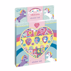 Totum Unicorn Stickerset, 3 an(s), Multicolore
