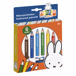 Miffy 17052, 6 pièce(s), Bleu, Marron, Cyan, Vert, Rouge, Jaune, Multicolore, Hexagonal, 3 an(s), Garçon/Fille