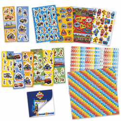 Totum Fireman Sam Sticker Box 12r+2s+bookl