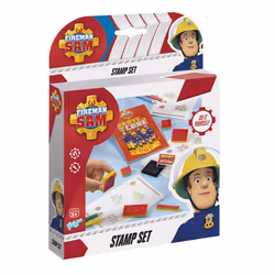Totum Fireman Sam Stamp Set, Kit de tampons pour enfants, 3 an(s), Multicolore