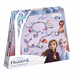 Totum Disney Frozen 2 Forest Charm Braceletes, Kit de fabrication de bracelets pour enfants, 5 an(s), Multicolore