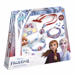 Totum Disney Frozen 2 Sister Love Jewels, Kit de fabrication de bijoux pour enfants, 4 an(s), Multicolore