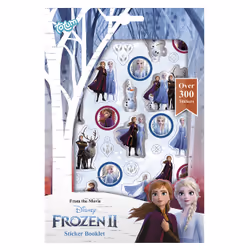 Totum Disney Frozen 2 Sticker Book 4 Sheets, 3 an(s), Multicolore