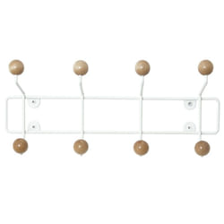 present time PT2454 porte-manteaux Mural 8 crochet(s) Blanc