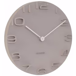 Karlsson - Horloge moderne avec aiguilles chromées On the Edge