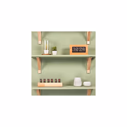 Horloge murale et de table Present Time Boxed Flip